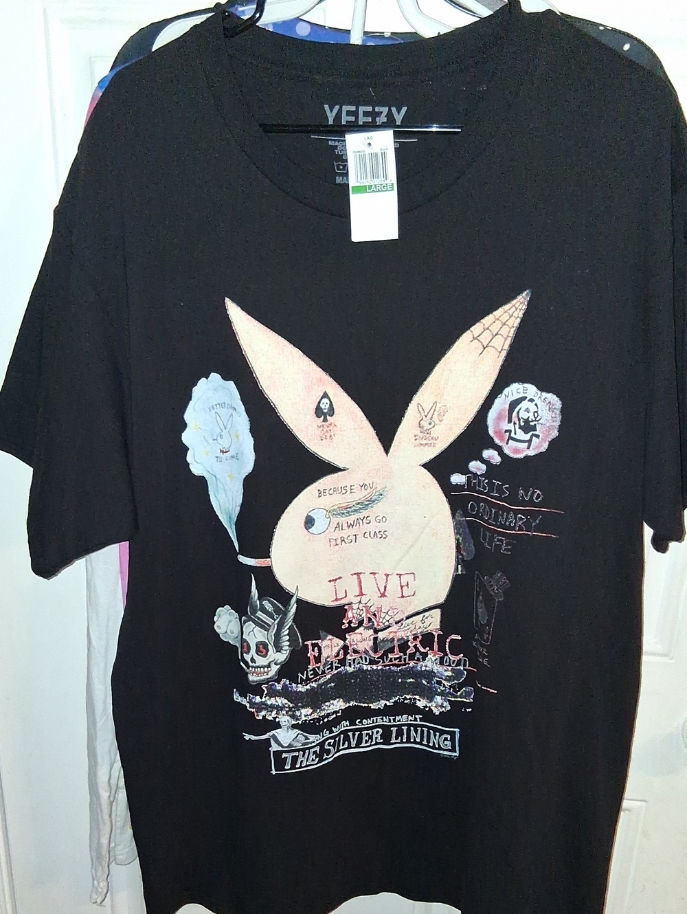 Unreleased Yeezy Tee (Silver Lining) By Wes Lang